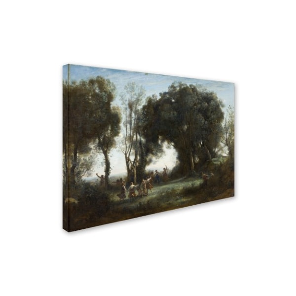 Camille Corot 'The Dance Of The Nymphs' Canvas Art,18x24